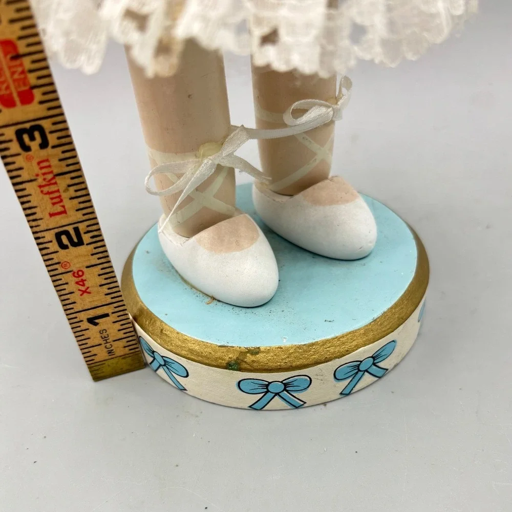 Santas Workshop Clara Wooden Nutcracker Holding Mini Soldier 14.5
